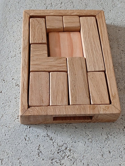 IMHOTEP : Casse-tête en bois (jusqu’à 4 niveaux de difficulté)