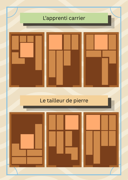 IMHOTEP : Casse-tête en bois (jusqu’à 4 niveaux de difficulté)