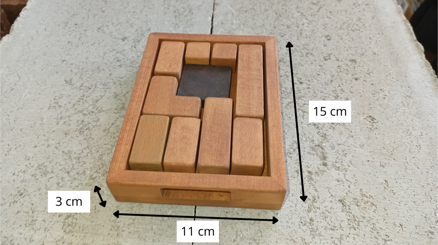 IMHOTEP : Casse-tête en bois (jusqu’à 3 niveaux de difficulté)