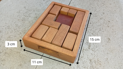 IMHOTEP : Casse-tête en bois (jusqu’à 3 niveaux de difficulté)