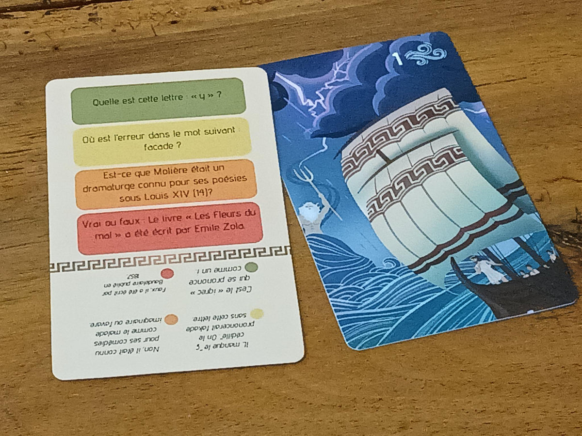 Retour à Ithaque – Jeu de société éducatif et coopératif sur l'Odyssée
