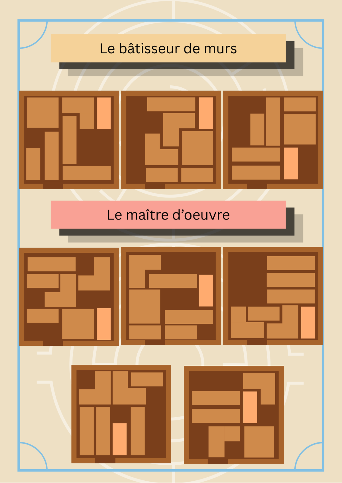 DÉDALE : Casse-tête en bois (jusqu’à 4 niveaux de difficulté)
