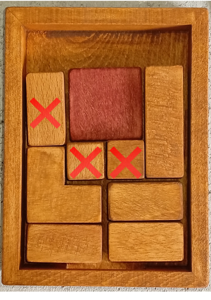 IMHOTEP : Casse-tête en bois (jusqu’à 3 niveaux de difficulté)